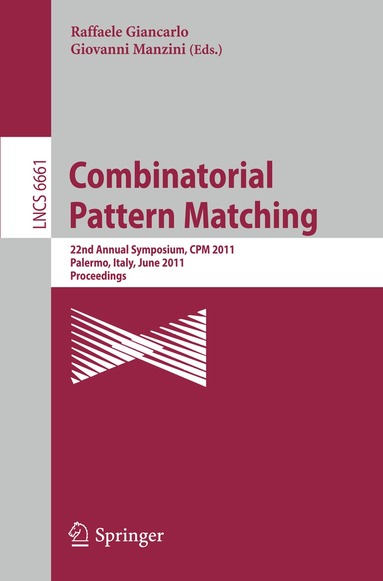 Raffaele Giancarlo, Giovanni Manzini - Combinatorial Pattern Matching, Häftad