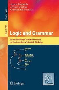 bokomslag Logic and Grammar
