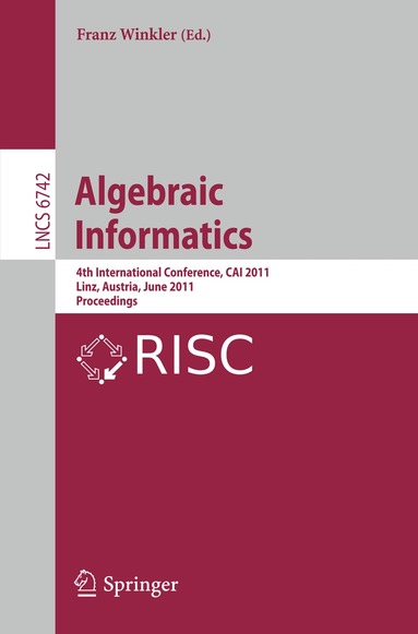 Franz Winkler - Algebraic Informatics, Häftad