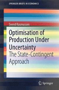 bokomslag Optimisation of Production Under Uncertainty