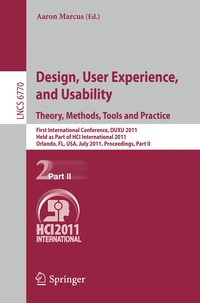 bokomslag Design, User Experience, and Usability. Theory, Methods, Tools and Practice