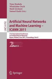 bokomslag Artificial Neural Networks and Machine Learning - ICANN 2011