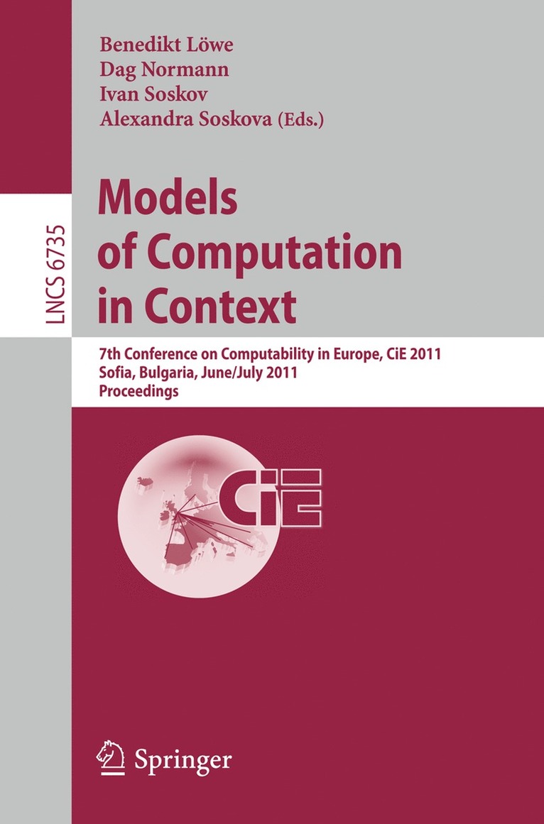 Models of Computation in Context 1