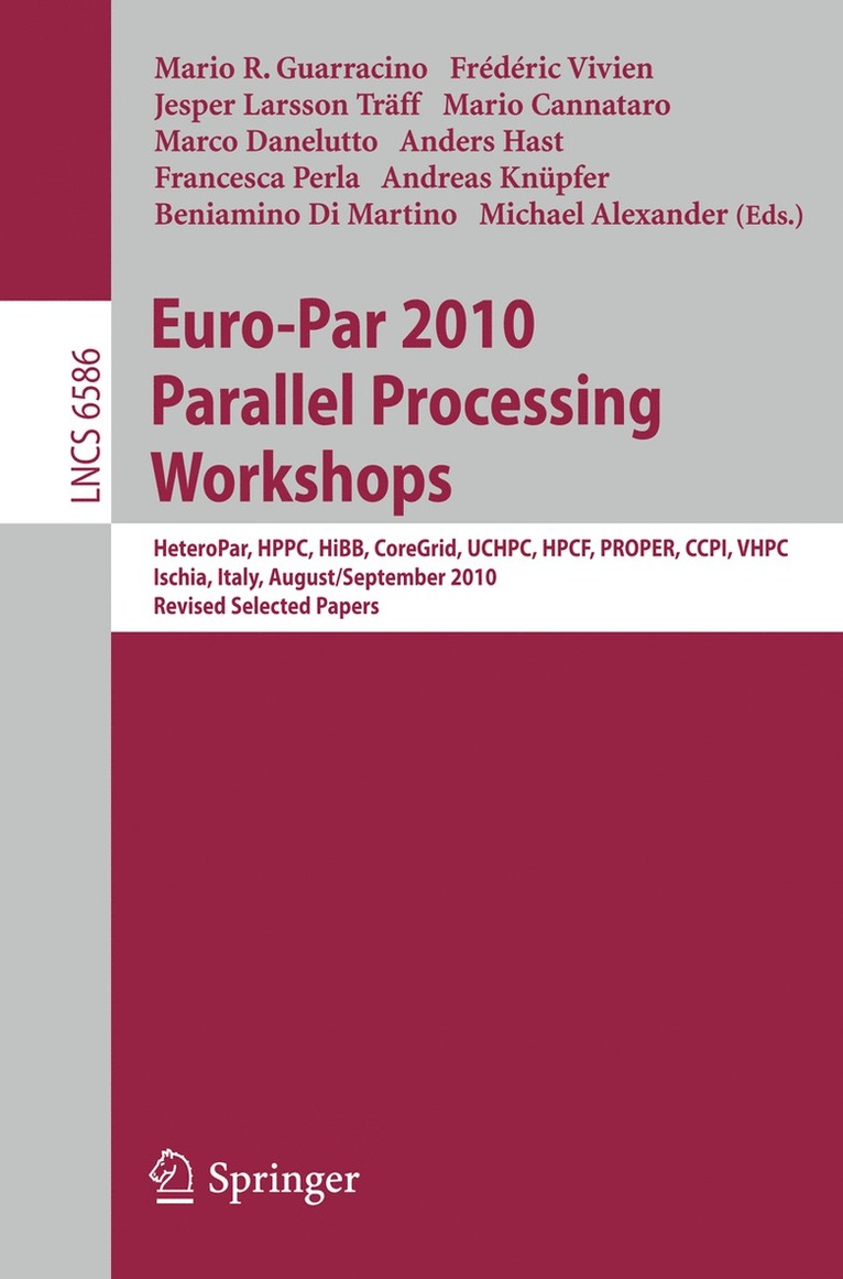 Euro-Par 2010, Parallel Processing Workshops 1