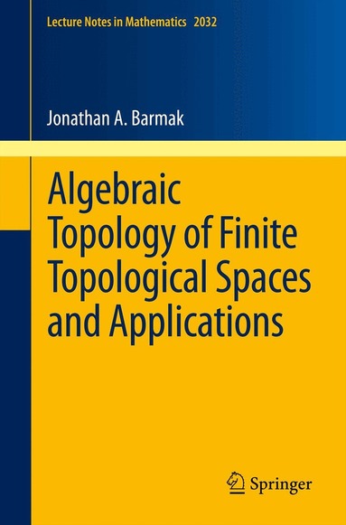 Jonathan A. Barmak - Algebraic Topology of Finite Topological Spaces and Applications, Häftad