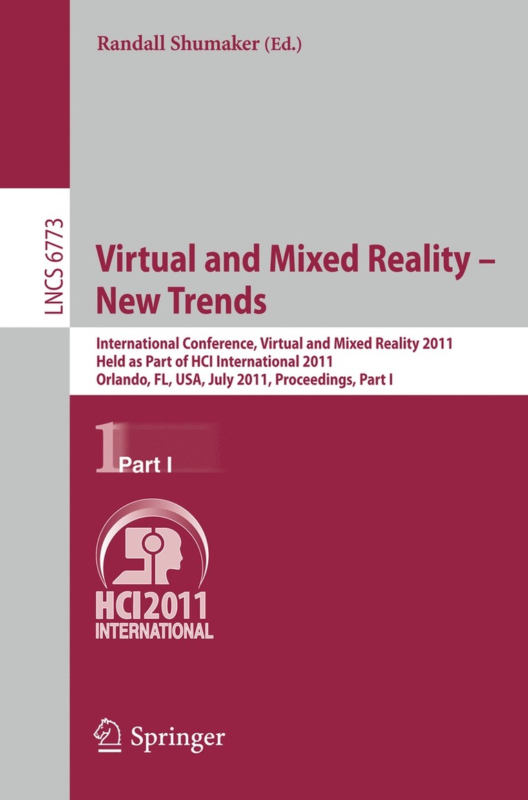 Randall Shumaker - Virtual and Mixed Reality - New Trends, Part I, Häftad