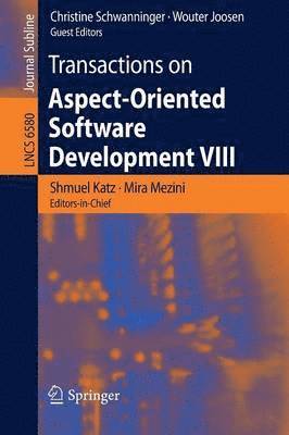 bokomslag Transactions on Aspect-Oriented Software Development VIII