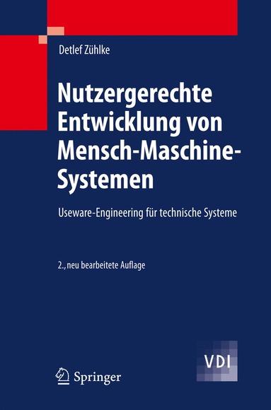 bokomslag Nutzergerechte Entwicklung von Mensch-Maschine-Systemen