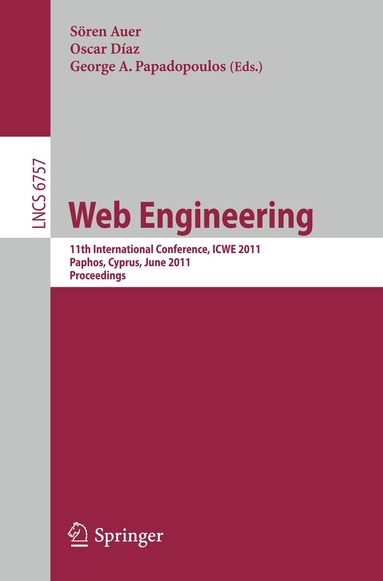 Sören Auer, Oscar Diaz, George A. Papadopoulos - Web Engineering, Häftad