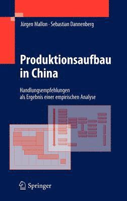 bokomslag Produktionsaufbau in China