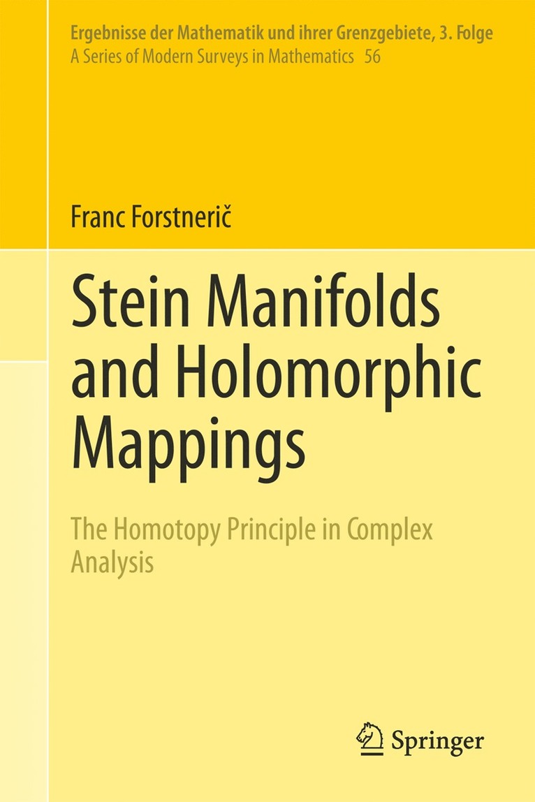 Stein Manifolds and Holomorphic Mappings 1