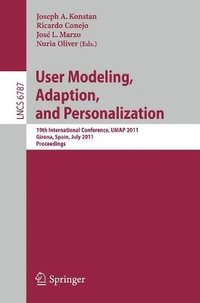 bokomslag User Modeling, Adaptation and Personalization