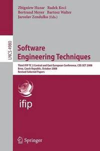 bokomslag Software Engineering Techniques