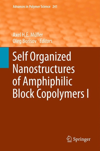 bokomslag Self Organized Nanostructures of Amphiphilic Block Copolymers I