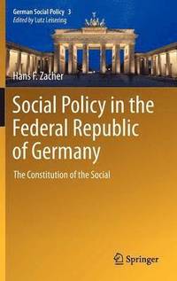 bokomslag Social Policy in the Federal Republic of Germany