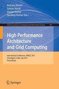 bokomslag High Performance Architecture and Grid Computing