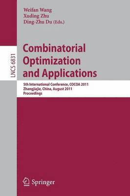 bokomslag Combinatorial Optimization and Applications