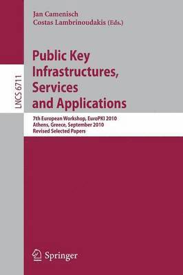 bokomslag Public Key Infrastructures, Services and Applications