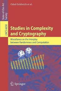 bokomslag Studies in Complexity and Cryptography