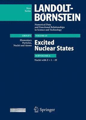 Herwig Schopper - Z = 1-29. Excited Nuclear States, Inbunden