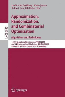 bokomslag Approximation, Randomization, and Combinatorial Optimization. Algorithms and Techniques