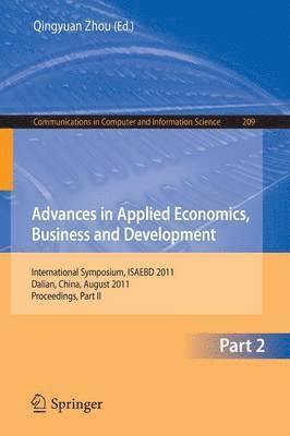 Advances in Applied Economics, Business and Development 1