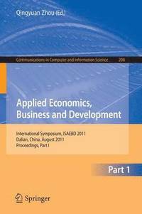 bokomslag Applied Economics, Business and Development