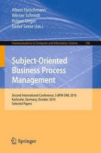 bokomslag Subject-Oriented Business Process Management
