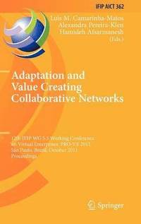 bokomslag Adaptation and Value Creating Collaborative Networks