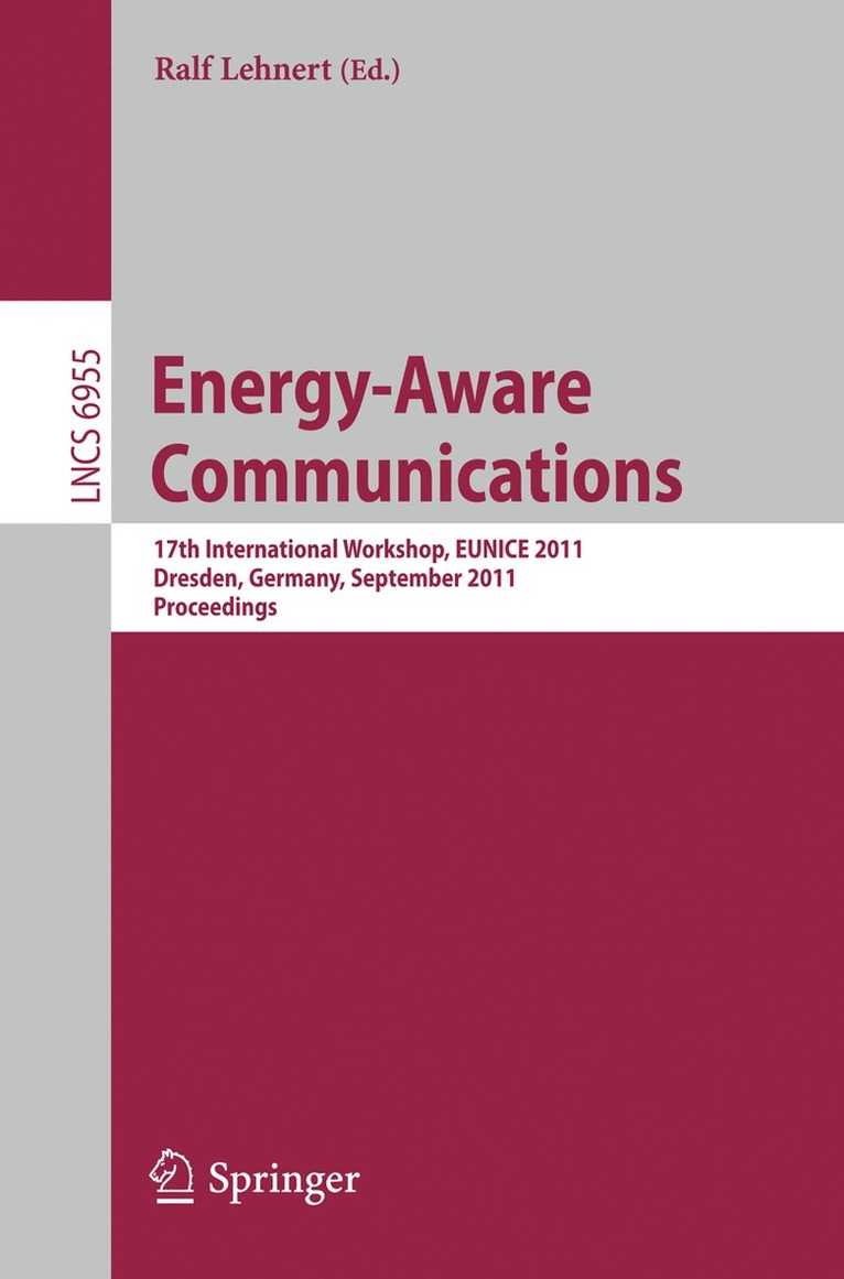 Ralf Lehnert - Energy-Aware Communications, Häftad