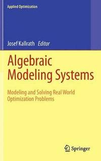 bokomslag Algebraic Modeling Systems