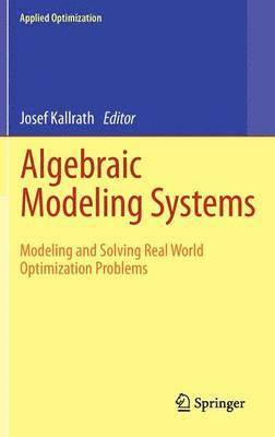 bokomslag Algebraic Modeling Systems