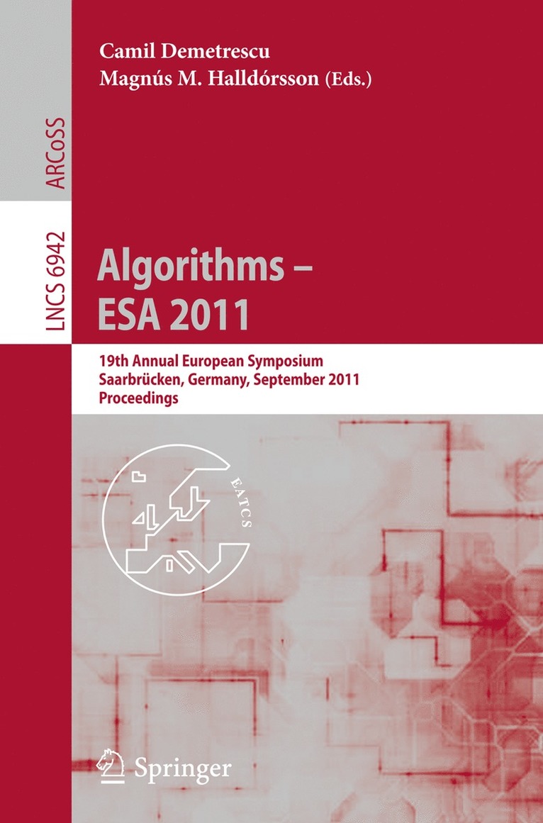 Camil Demetrescu, Magnus M. Halldorsson - Algorithms -- ESA 2011, Häftad