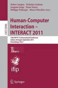bokomslag Human-Computer Interaction -- INTERACT 2011
