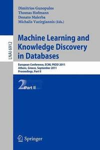 bokomslag Machine Learning and Knowledge Discovery in Databases, Part II