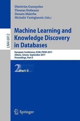 Machine Learning and Knowledge Discovery in Databases, Part II 1