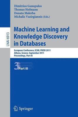 Machine Learning and Knowledge Discovery in Databases, Part III 1