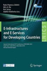 bokomslag E-Infrastructure and E-Services for Developing Countries
