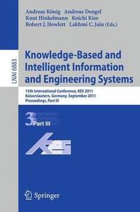 bokomslag Knowledge-Based and Intelligent Information and Engineering Systems, Part III