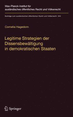 bokomslag Legitime Strategien der Dissensbewltigung in demokratischen Staaten