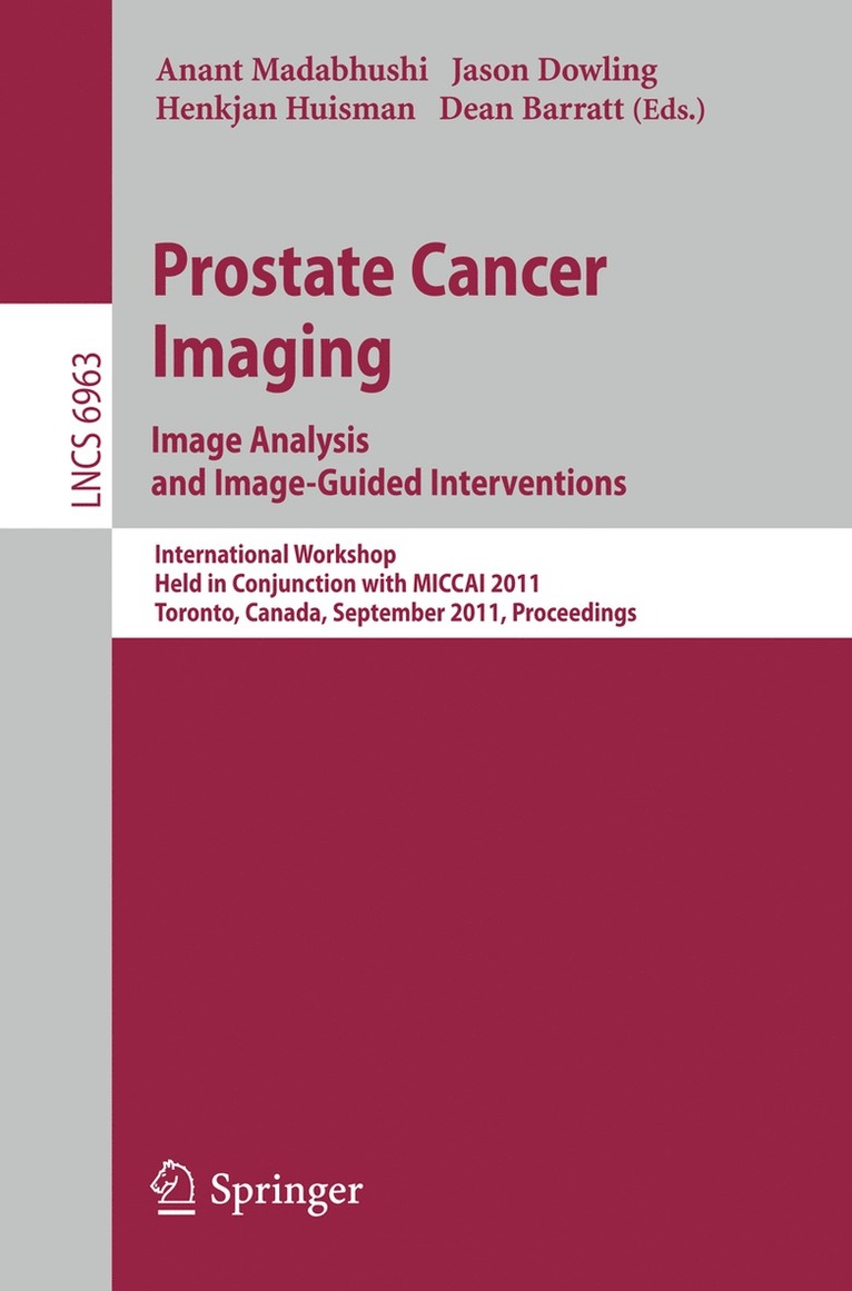 Prostate Cancer Imaging. Image Analysis and Image-Guided Interventions 1