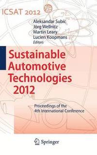 bokomslag Sustainable Automotive Technologies 2012