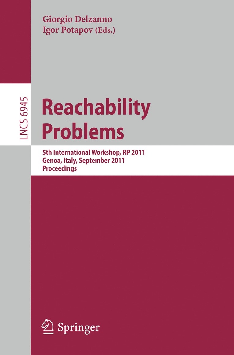 Giorgio Delzanno, Igor Potapov - Reachability Problems, Häftad