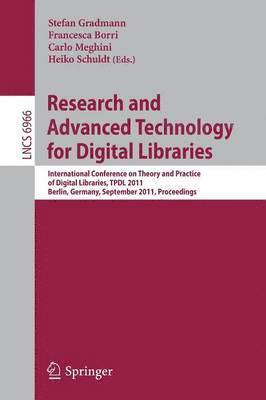 bokomslag Research and Advanced Technology for Digital Libraries