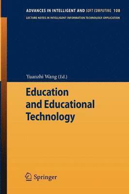 Yuanzhi Wang - Education and Educational Technology, Häftad