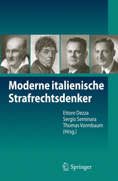 bokomslag Moderne italienische Strafrechtsdenker