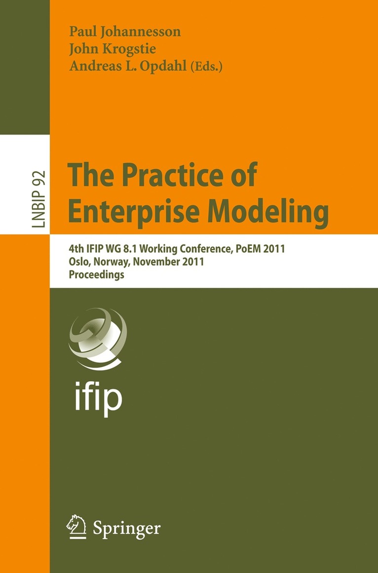 The Practice of Enterprise Modeling 1