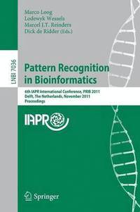 bokomslag Pattern Recognition in Bioinformatics