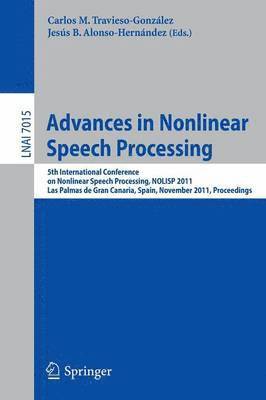 bokomslag Advances in Nonlinear Speech Processing