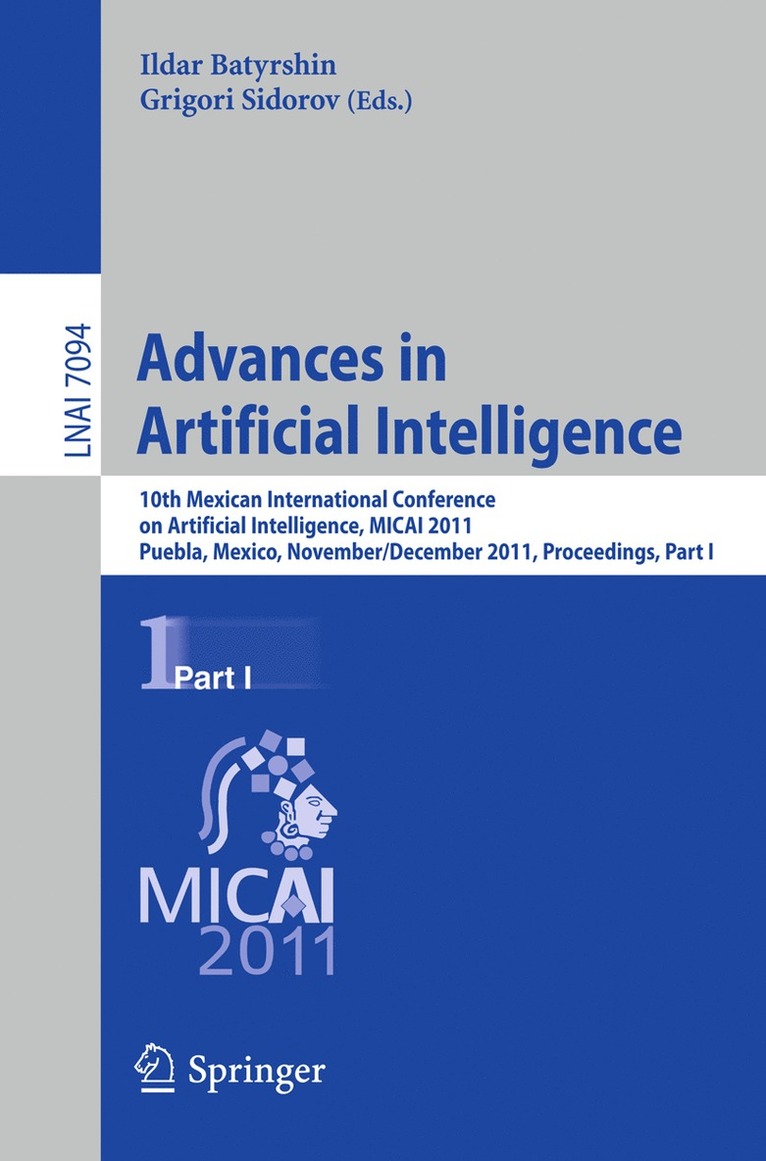 Ildar Batyrshin, Grigori Sidorov - Advances in Artificial Intelligence, Häftad